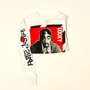 Poetic Justice Long Sleeve Graphic Tee